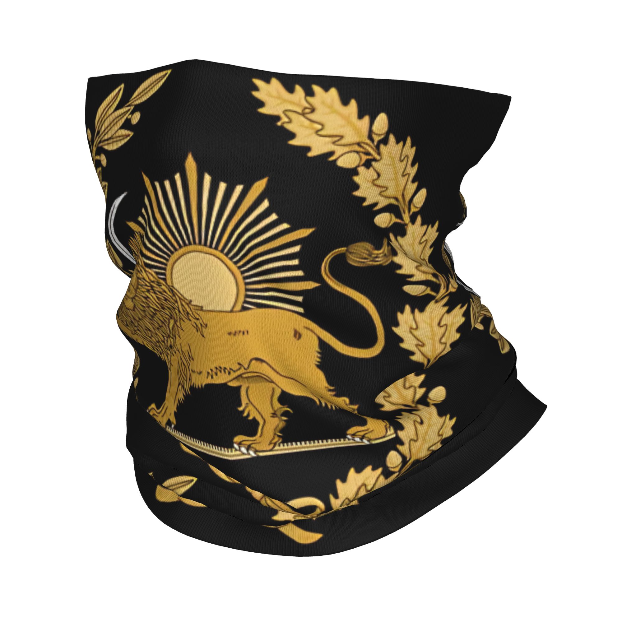 Cycling Face Mask - Lion and Sun Emblem of Persia
