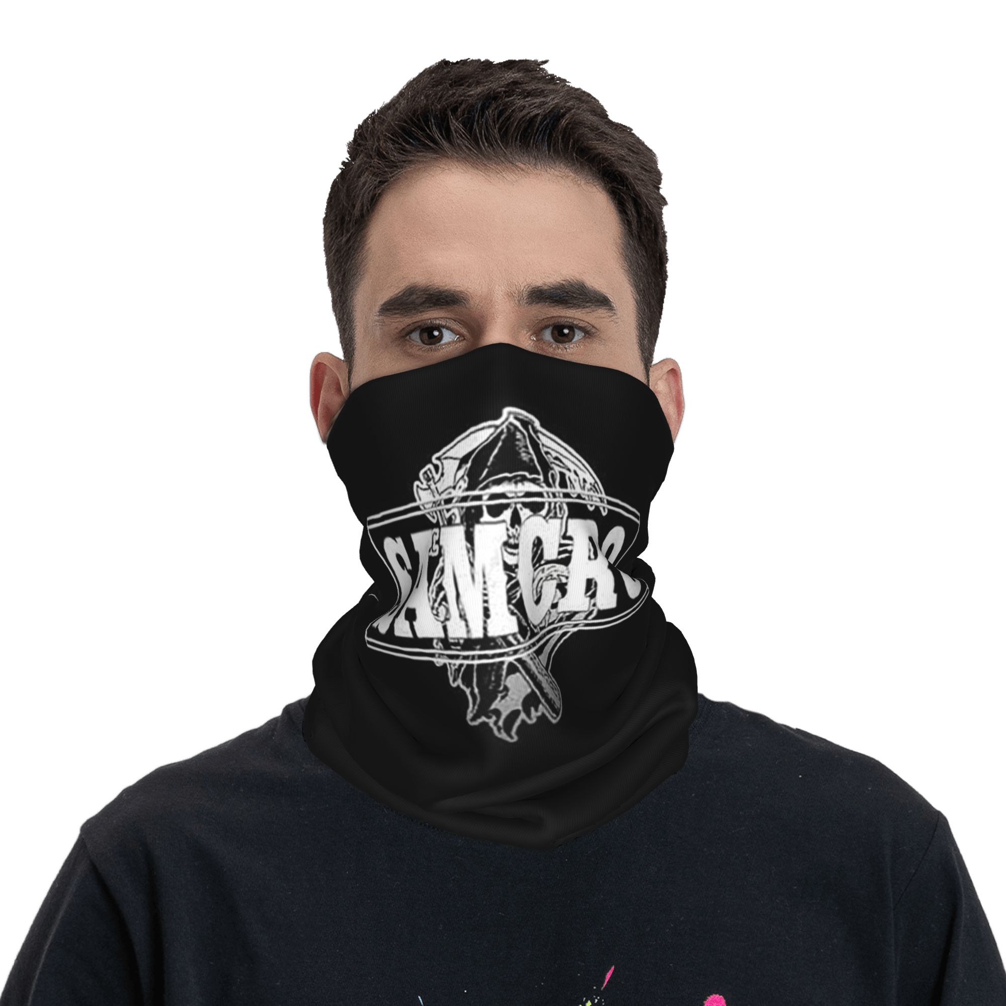 Cycling Face Mask - SAMCRO Bandana Neck Gaiter Printed Wrap