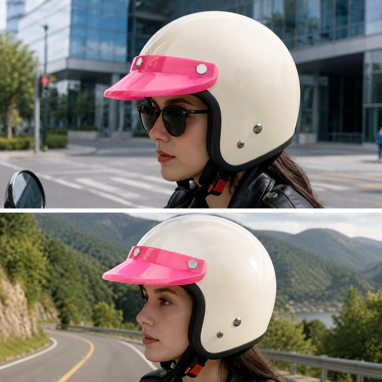 Retro Motorcycle Helmet Visor  – Bicycle Helmet recenzja i cena