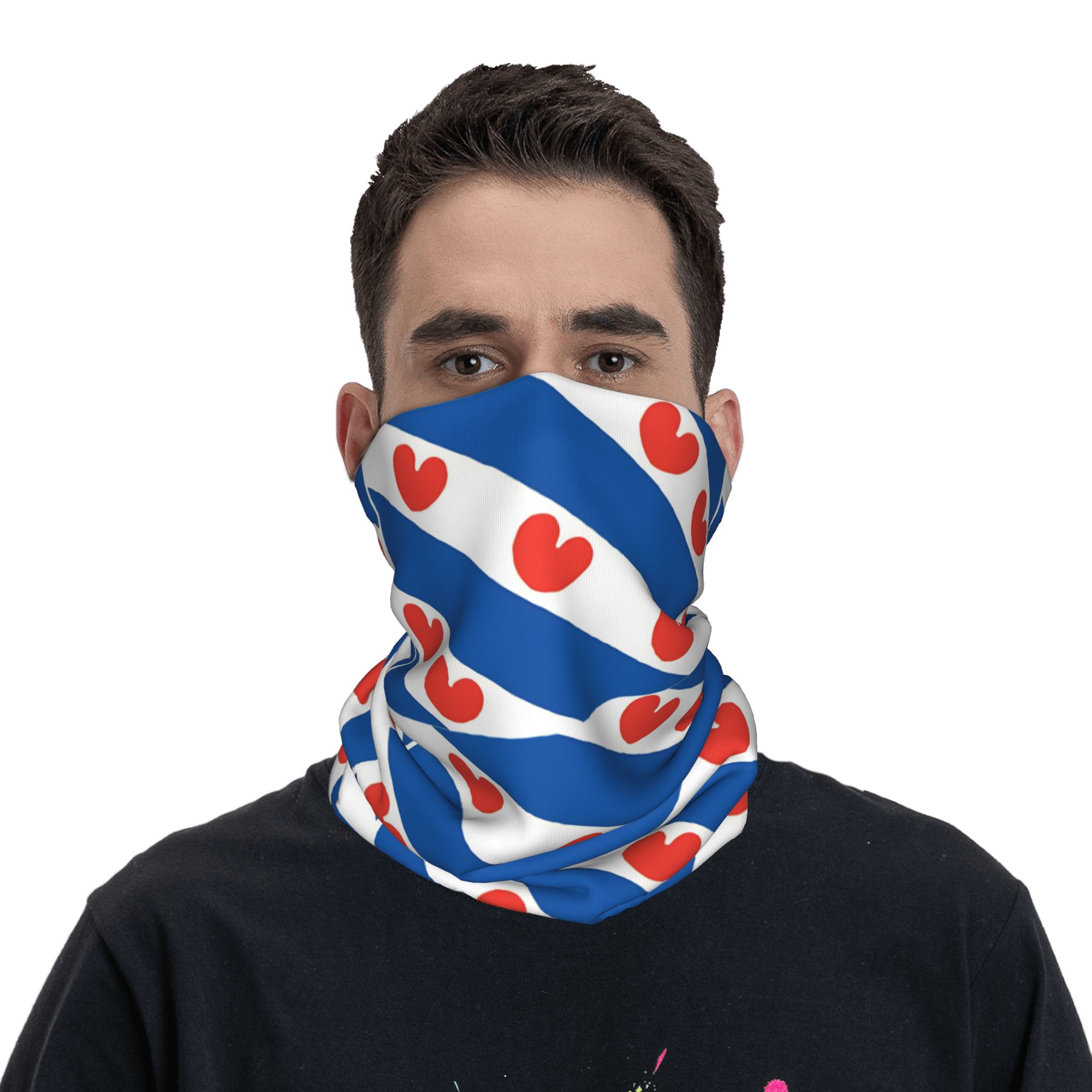 Friesland Flag Bandana  Vintag – Cycling Face Mask recenzja i cena