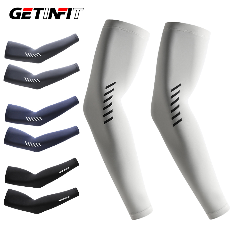 GETINFIT 1Pair Ice Silk Bicycl – Cycling Arm Warmers recenzja i cena