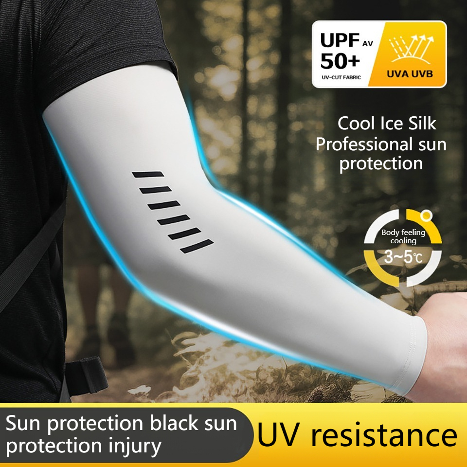 GETINFIT 1Pair Ice Silk Bicycl – Cycling Arm Warmers recenzja i cena
