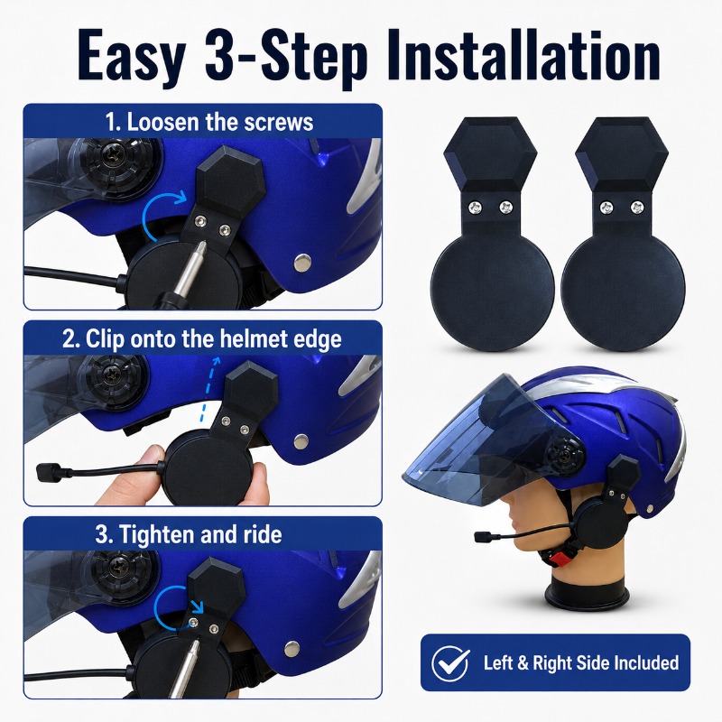 Clip-On Helmet Ear Covers for  – Bicycle Helmet recenzja i cena