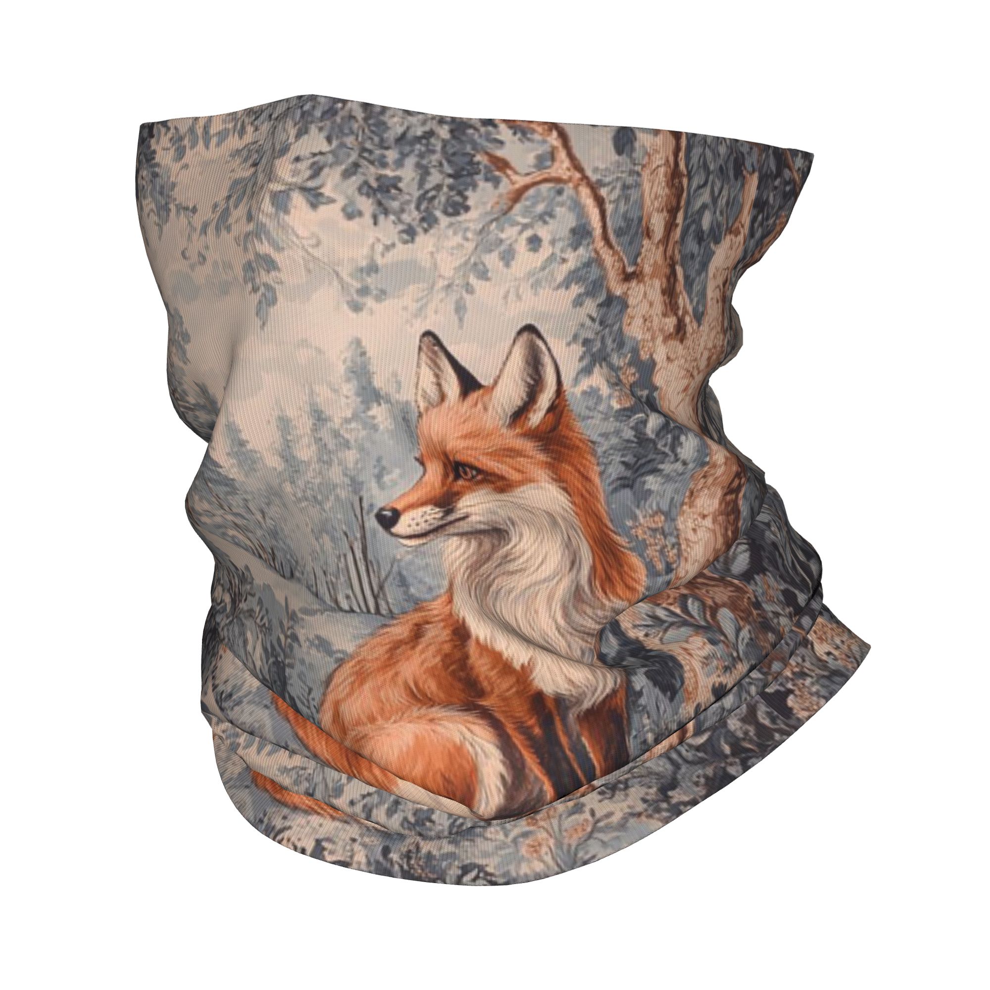 Fox and Floral Design Bandana  – Cycling Face Mask recenzja i cena