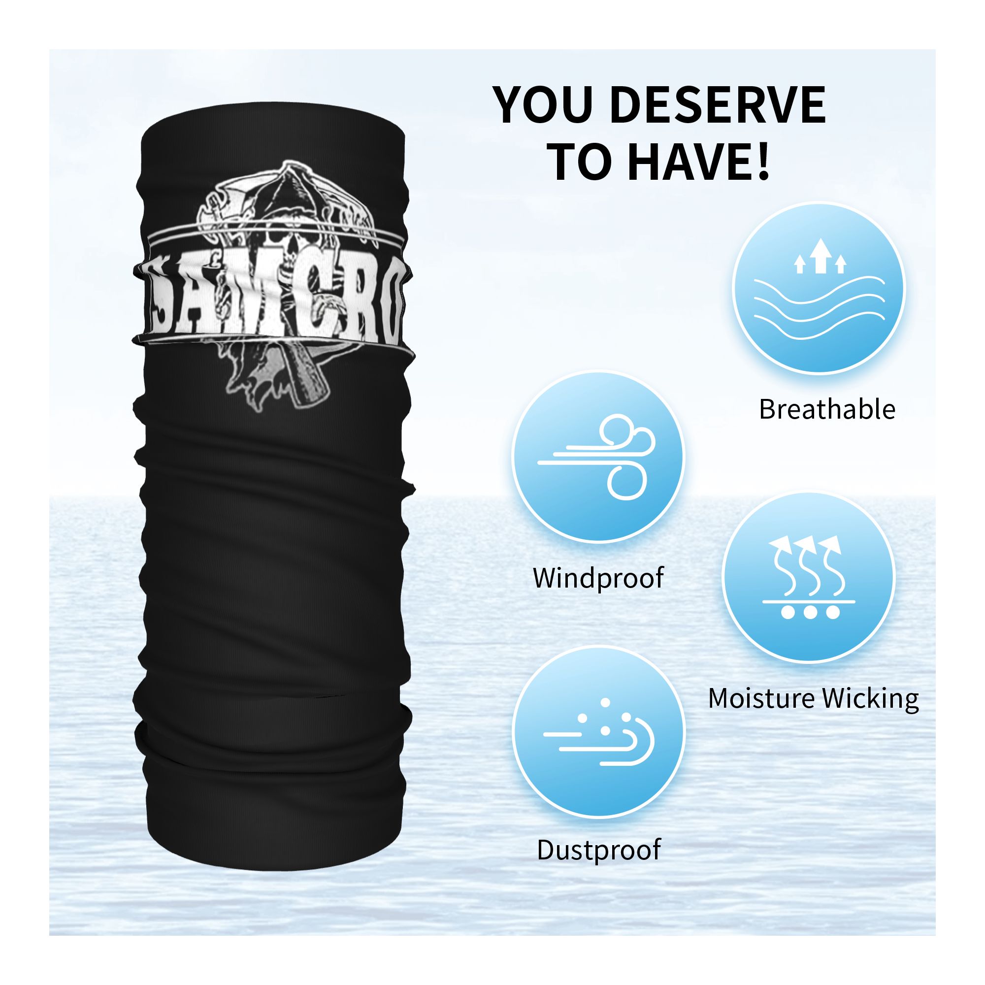 SAMCRO Bandana Neck Gaiter Pri – Cycling Face Mask recenzja i cena