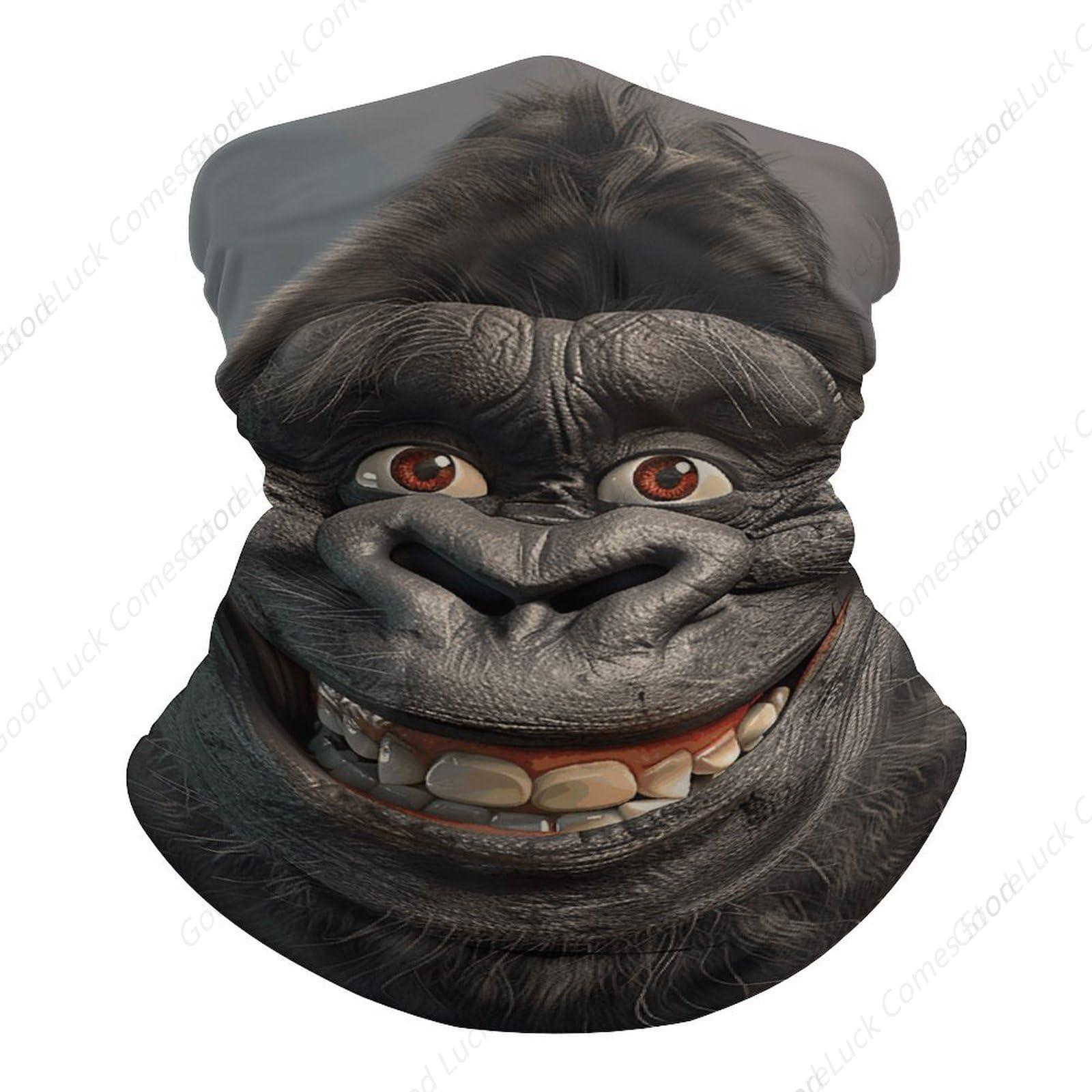 Smiling Gorilla Photo Bandana  – Cycling Face Mask recenzja i cena