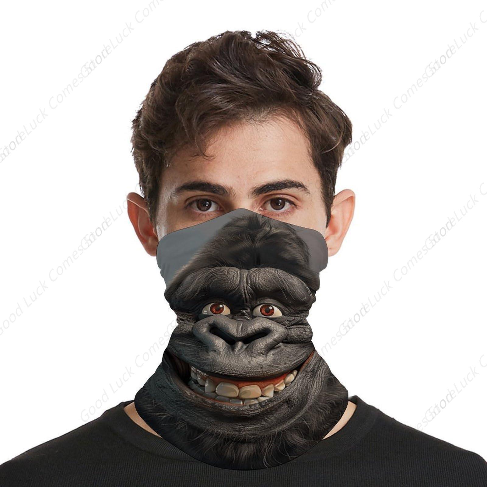 Smiling Gorilla Photo Bandana  – Cycling Face Mask recenzja i cena