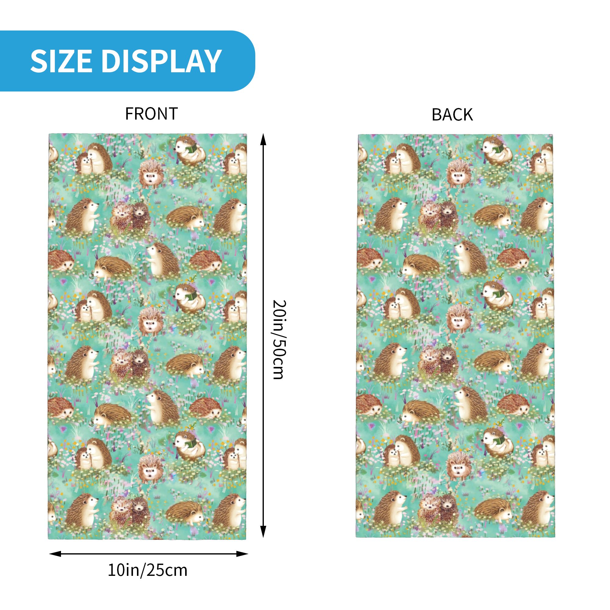 Autumn Hedgehog Spring Floral  – Cycling Face Mask recenzja i cena