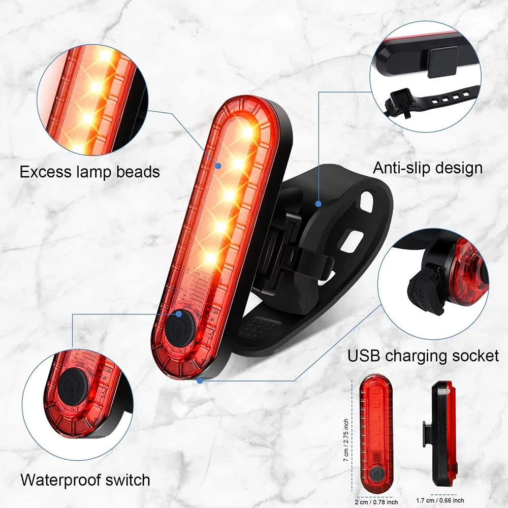 Bike Rear Tail Light USB Recha – Bicycle Helmet recenzja i cena