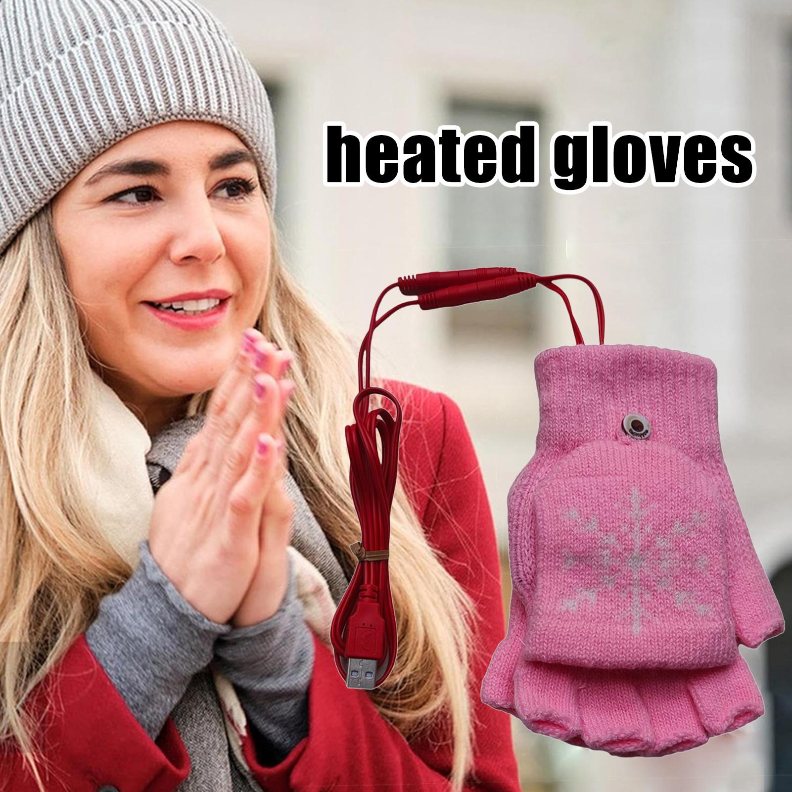 Heated Gloves Fingerless USB H – Cycling Gear For Cold Weather recenzja i cena