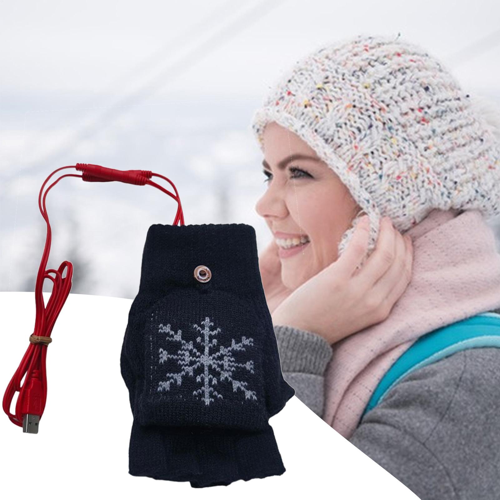 Heated Gloves Fingerless USB H – Cycling Gear For Cold Weather recenzja i cena