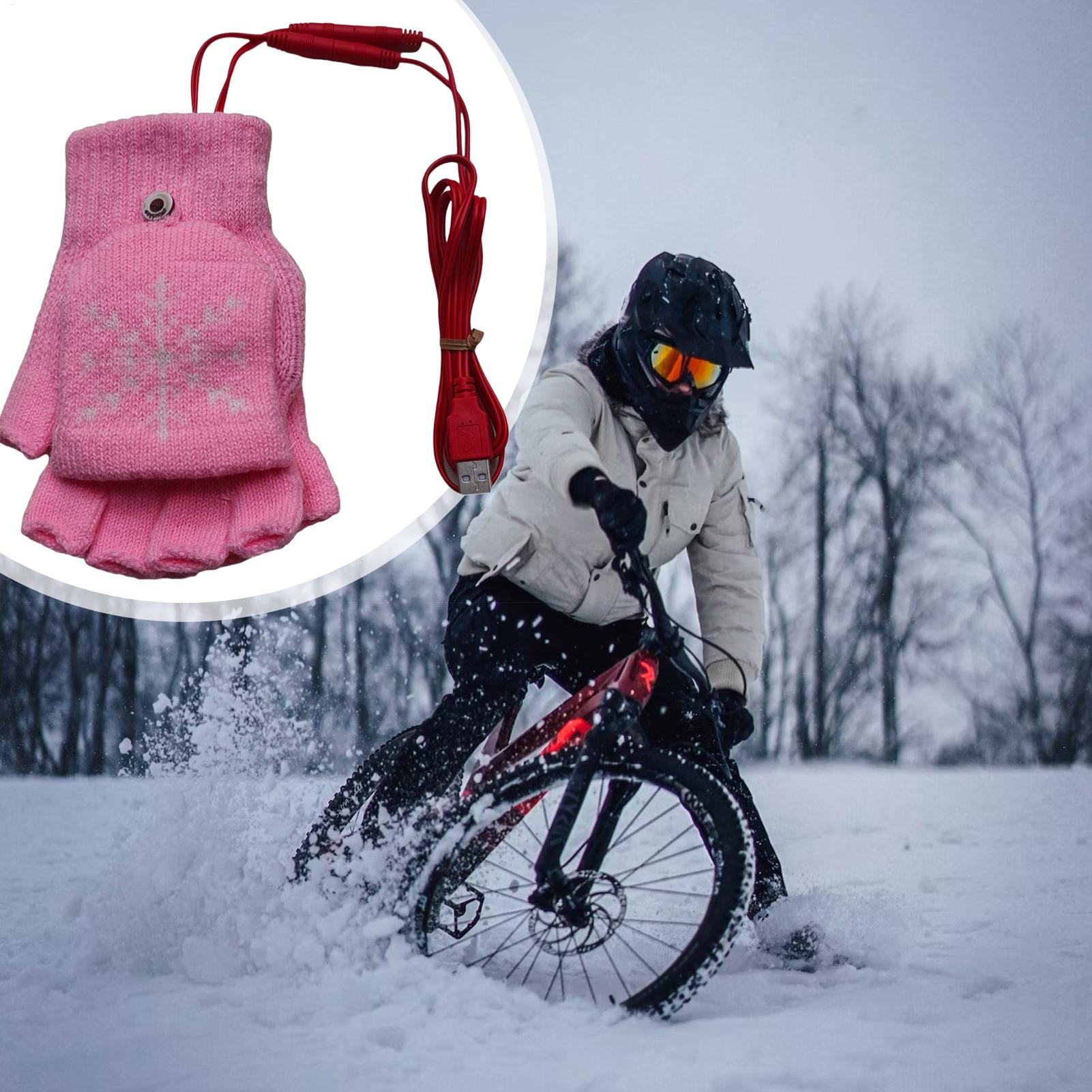 Heated Gloves Fingerless USB H – Cycling Gear For Cold Weather recenzja i cena
