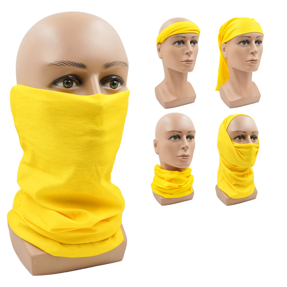 Yellow Multifunction Cycling N – Cycling Face Mask recenzja i cena