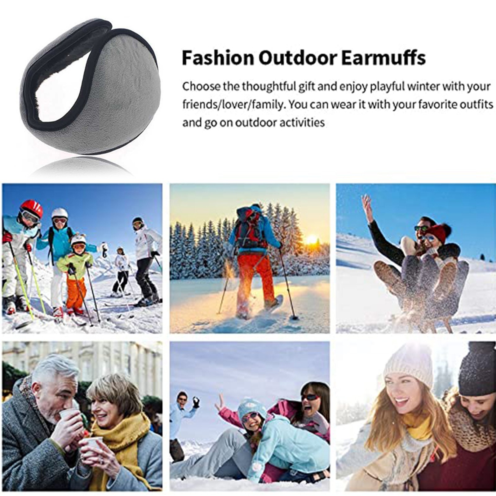 Winter Ear Muffs Warm Fleece F – Cycling Gear For Cold Weather recenzja i cena